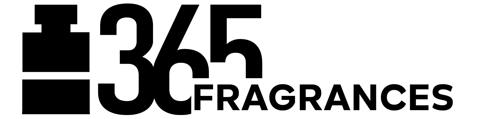 Logo of 365 Fragrances with a black design on a white background
