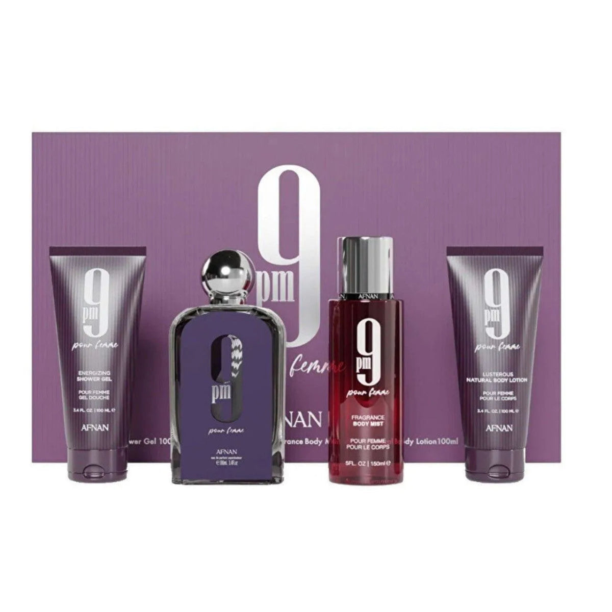 Afnan 9pm Gift Set for Ladies – 365 Fragrances