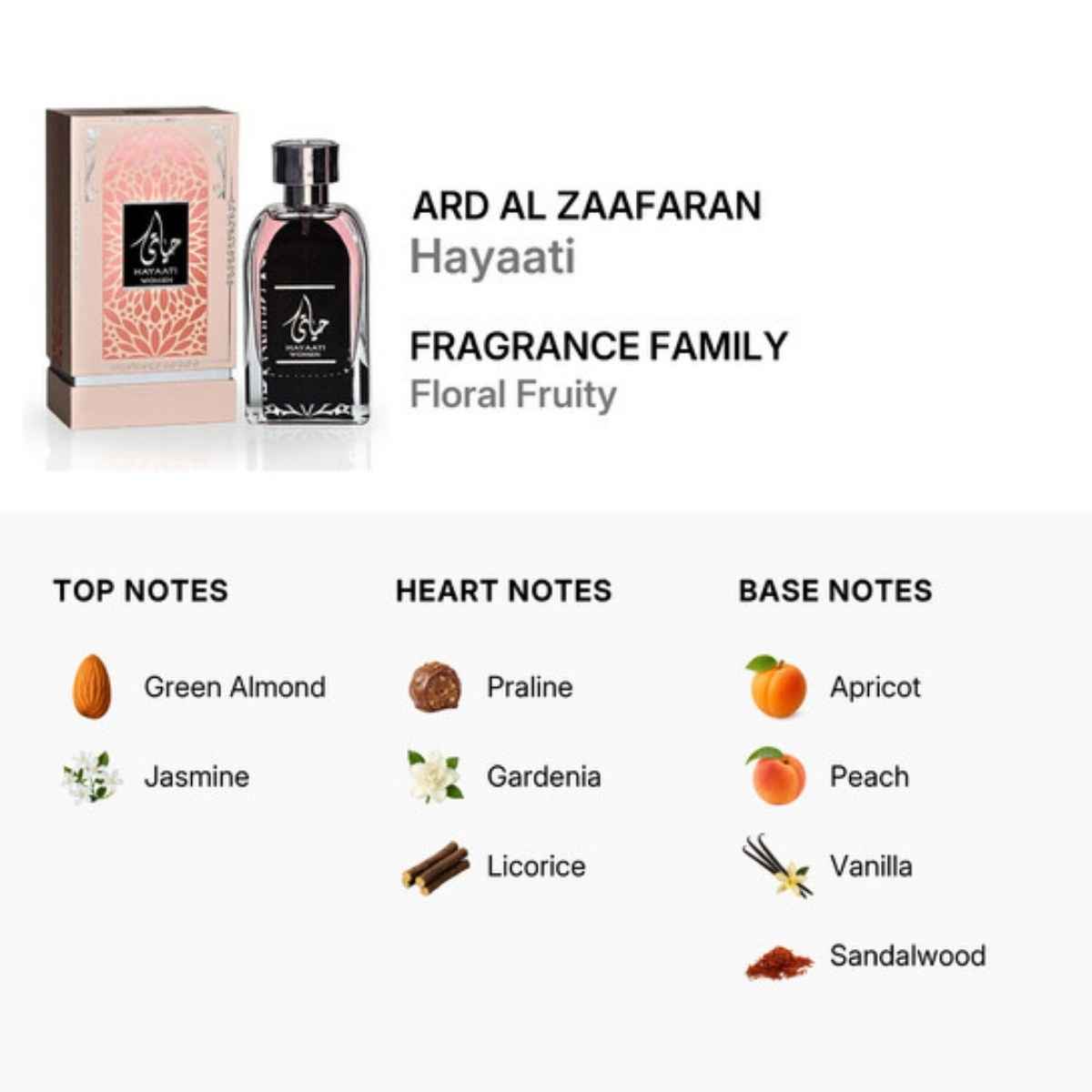 Ard Al Zaafaran Hayaati Fragrance 3.4 oz 6432521422452