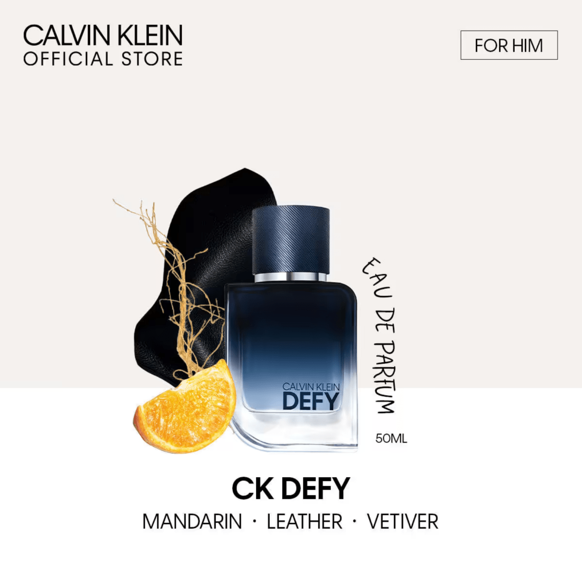 Calvin Klein Defy Fragrance 1.6 oz 3616301296683