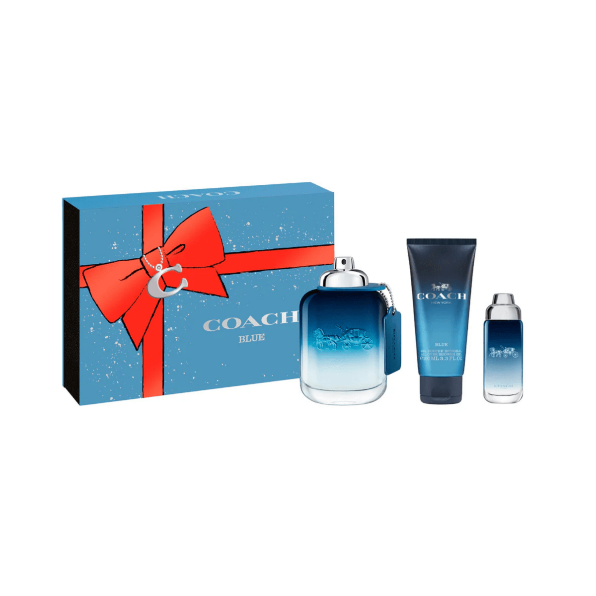 Coach New York Blue Gift Set Set 1 3386460158619