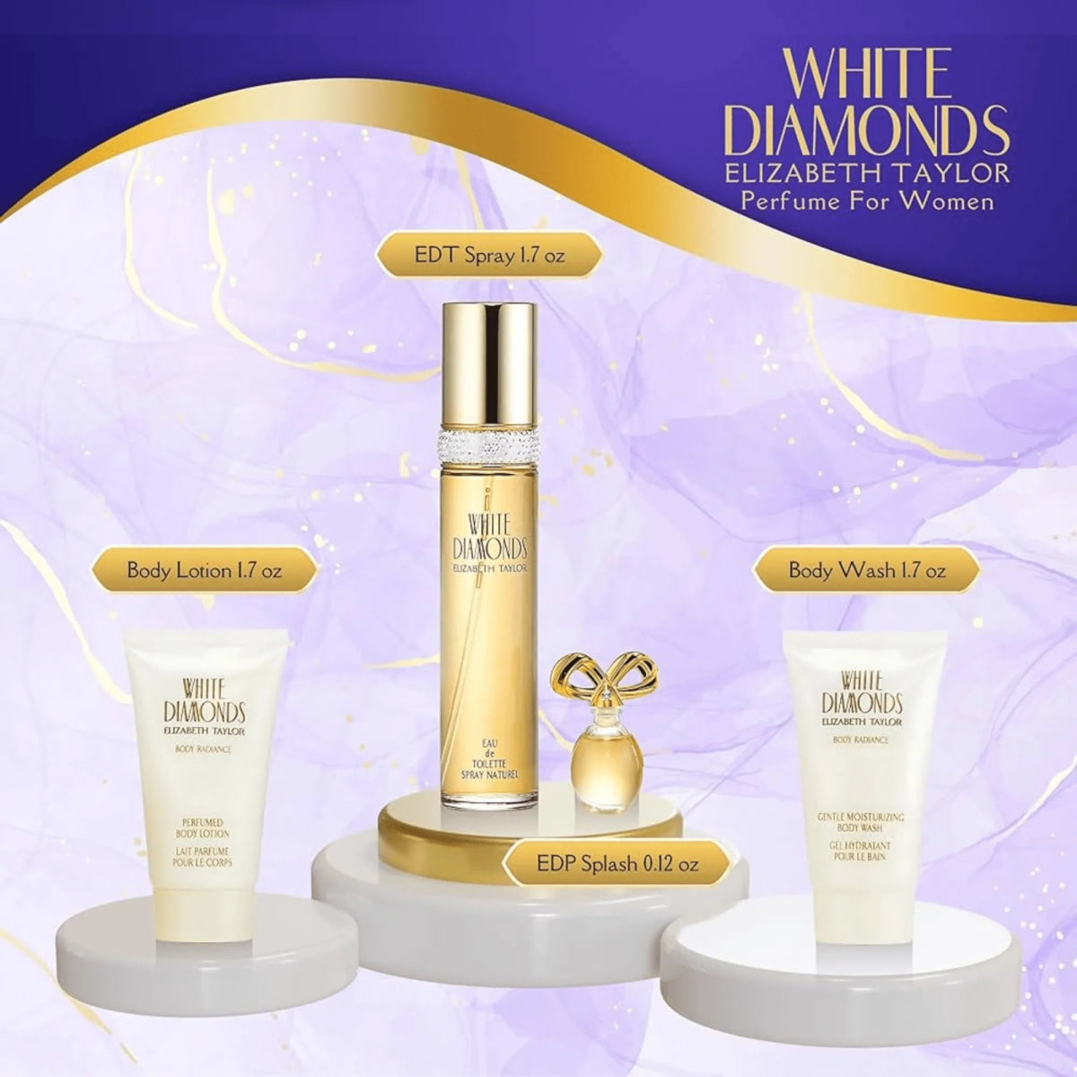 Elizabeth Taylor White Diamonds Gift Set Set 1 719346296984