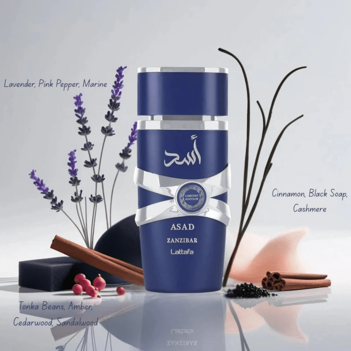 Lattafa Asad Zanzibar Limited Edition Fragrance 3.4 oz 6290362347101
