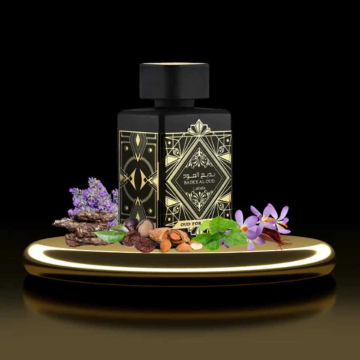 Lattafa Bade'e Al Oud Oud for Glory Fragrance 3.4 oz 6291107458328