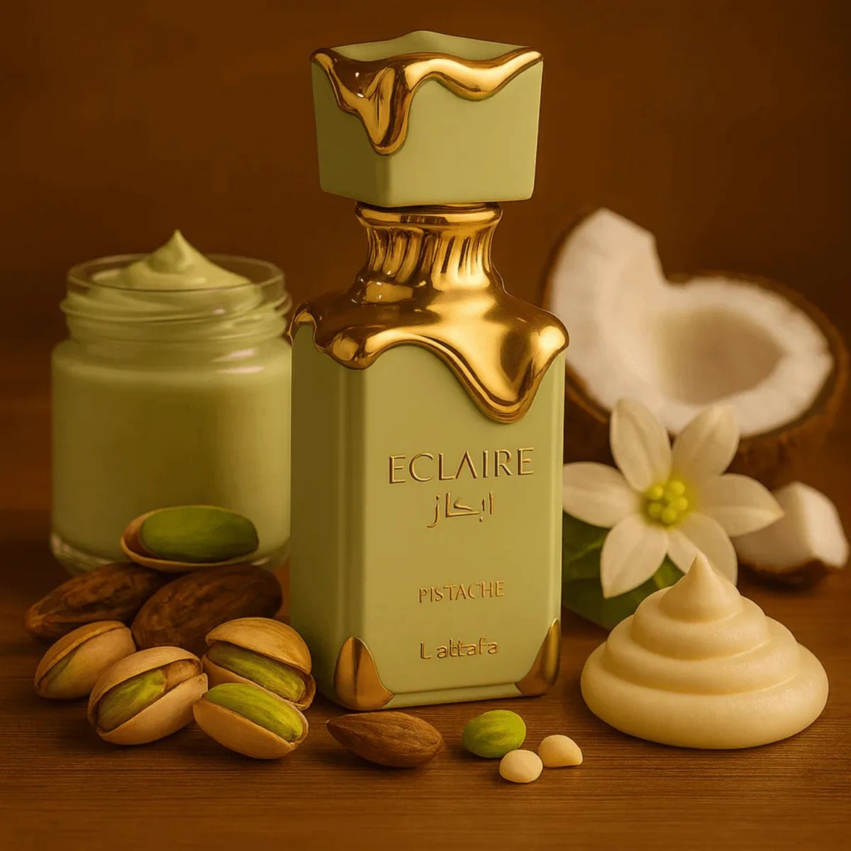 Lattafa Eclaire Pistache Fragrance 3.4 oz 6290362349129