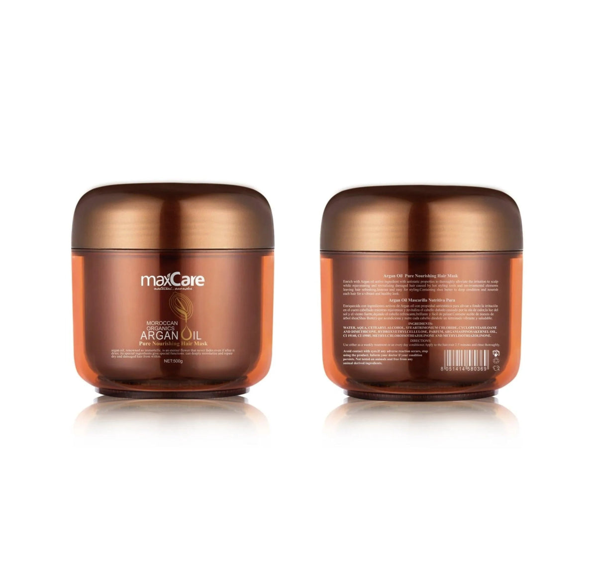 MaxCare MaxCare Argan Oil Hair Mask Hair Mask 500ml 8051414580369