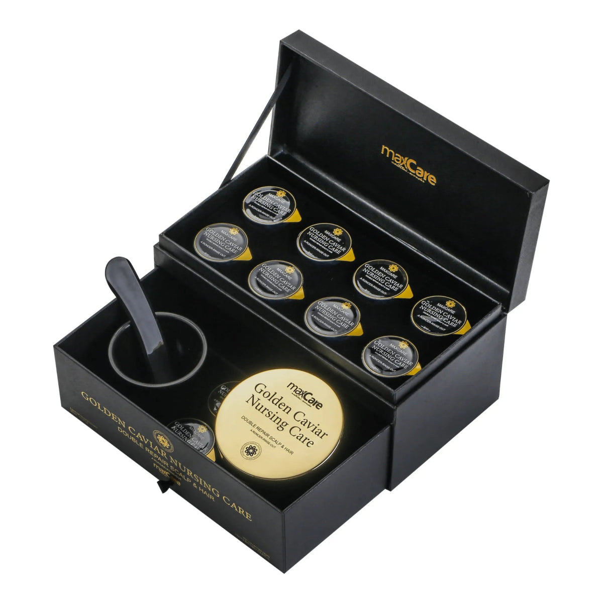 MaxCare Maxcare Golden Caviar Hair & Scalp Treatment Set Hair Care Set Set 8052626980254