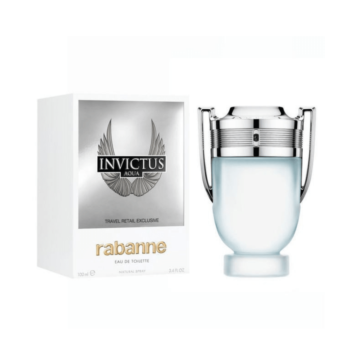 Paco Rabanne Invictus Aqua Fragrance 3.4 oz 3349668536504