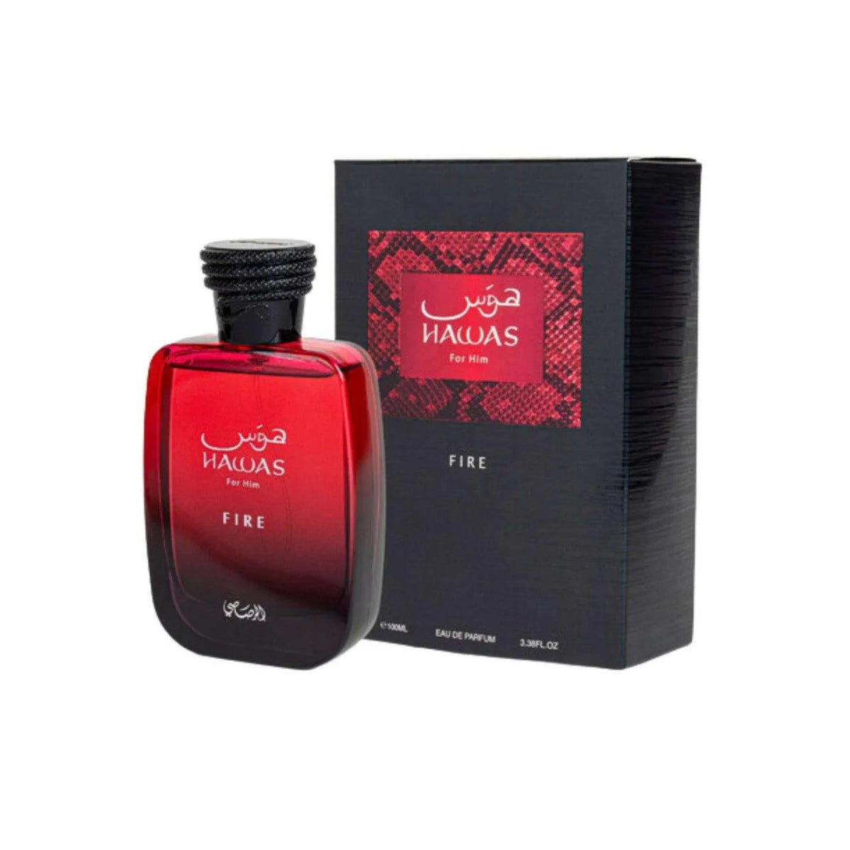 香水(男性用) Rasasi Hawas Fire Rasasi Hawas Fire Eau de Parfum 3.4 oz Fragrance for Mens – 365
