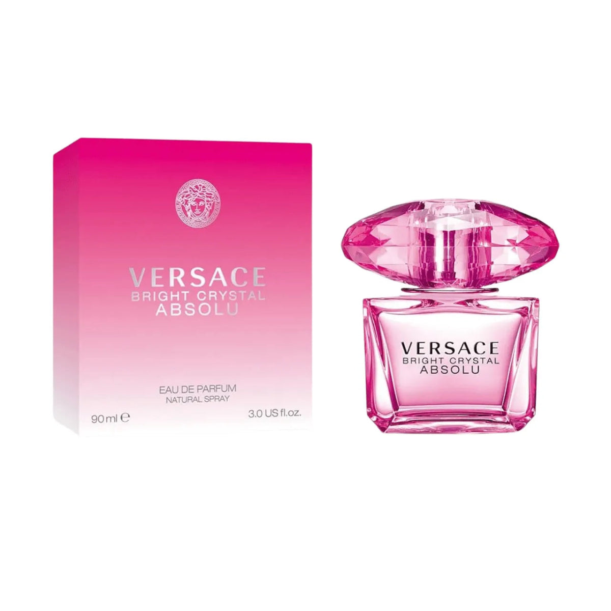 Versace Bright Crystal Absolt Eau de Parfum 3.0 oz Fragrance for