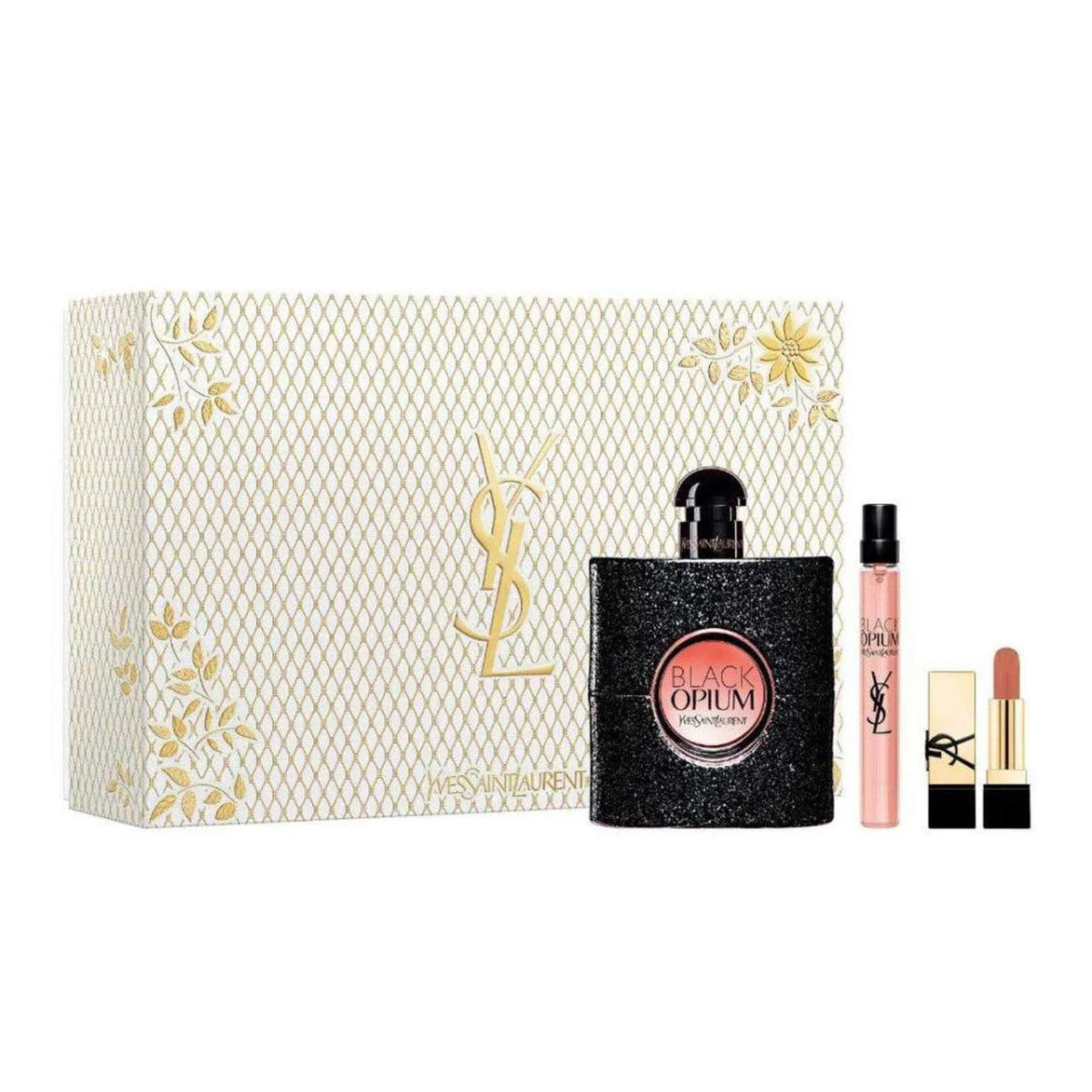 Yves Saint Laurent Black Opium Gift Set for Ladies – 365 Fragrances