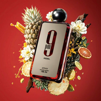 Afnan 9 PM Rebel Fragrance 3.4 oz 6290171075288
