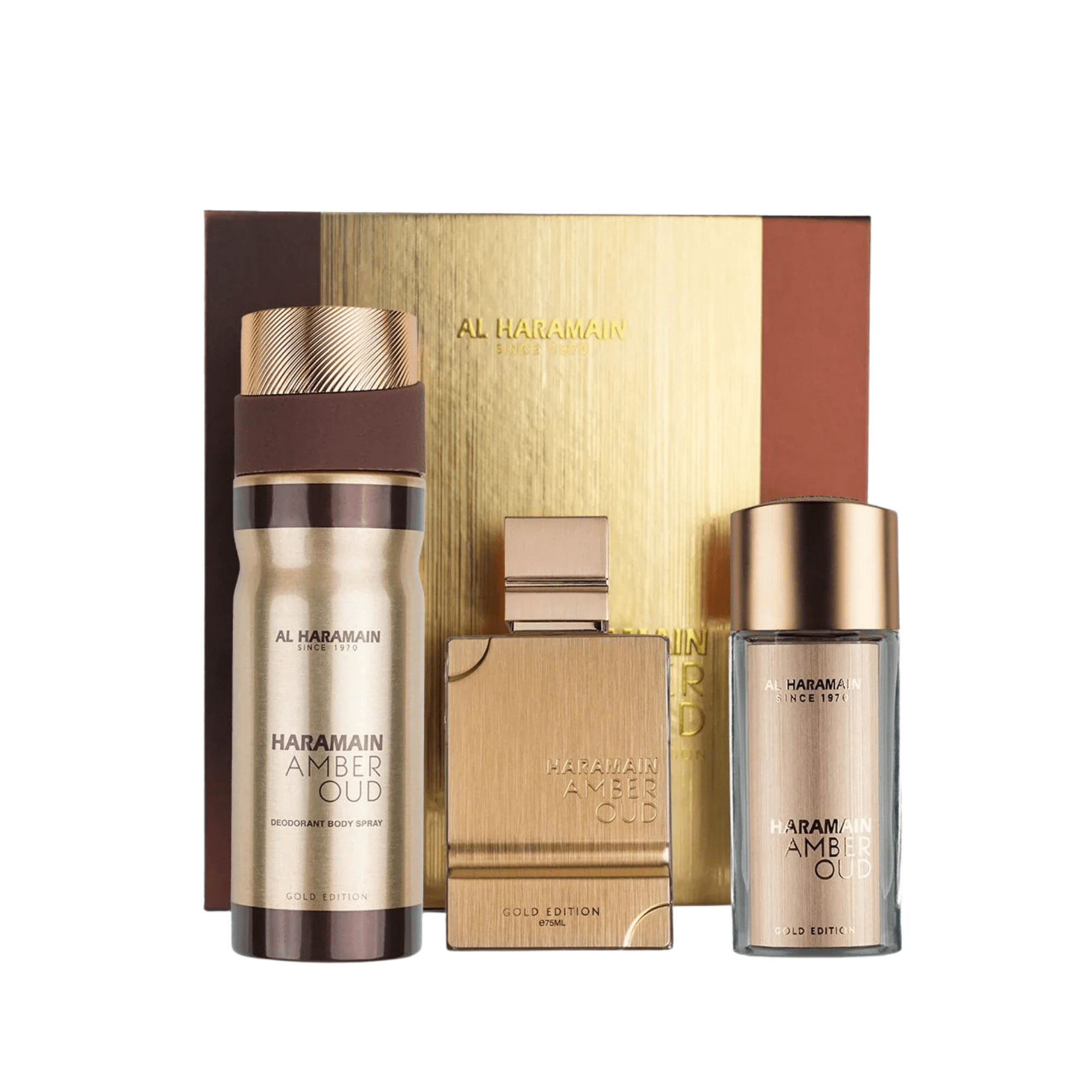 Al Haramain Amber Oud Gold Edition Gift Set Set 1 6291106813333