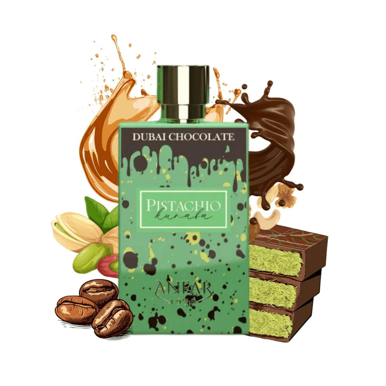 Anfar Pistachio Kunafa Fragrance 2.7 oz 6294022301106