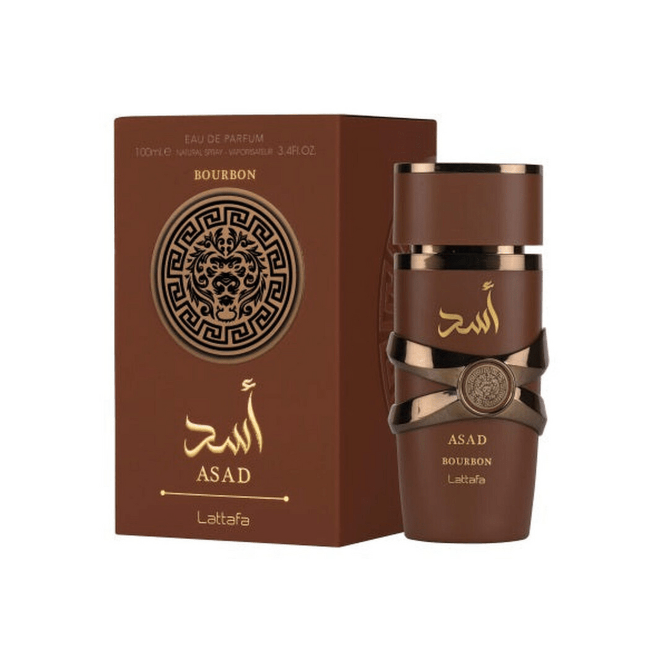 Lattafa Asad Bourbon Fragrance 3.4 oz 6290362340362