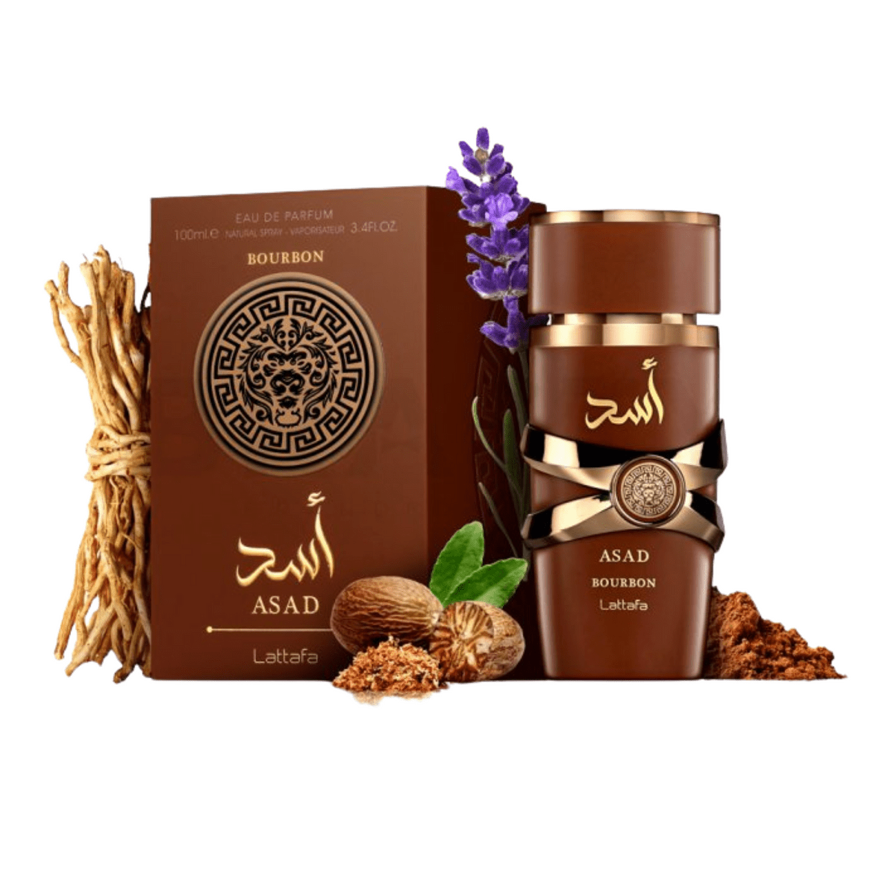 Lattafa Asad Bourbon Fragrance 3.4 oz 6290362340362