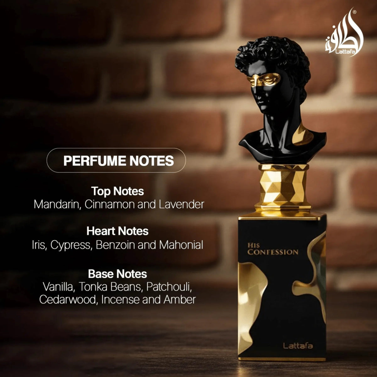 Lattafa His Confession Fragrance 3.4 oz 6290360599113