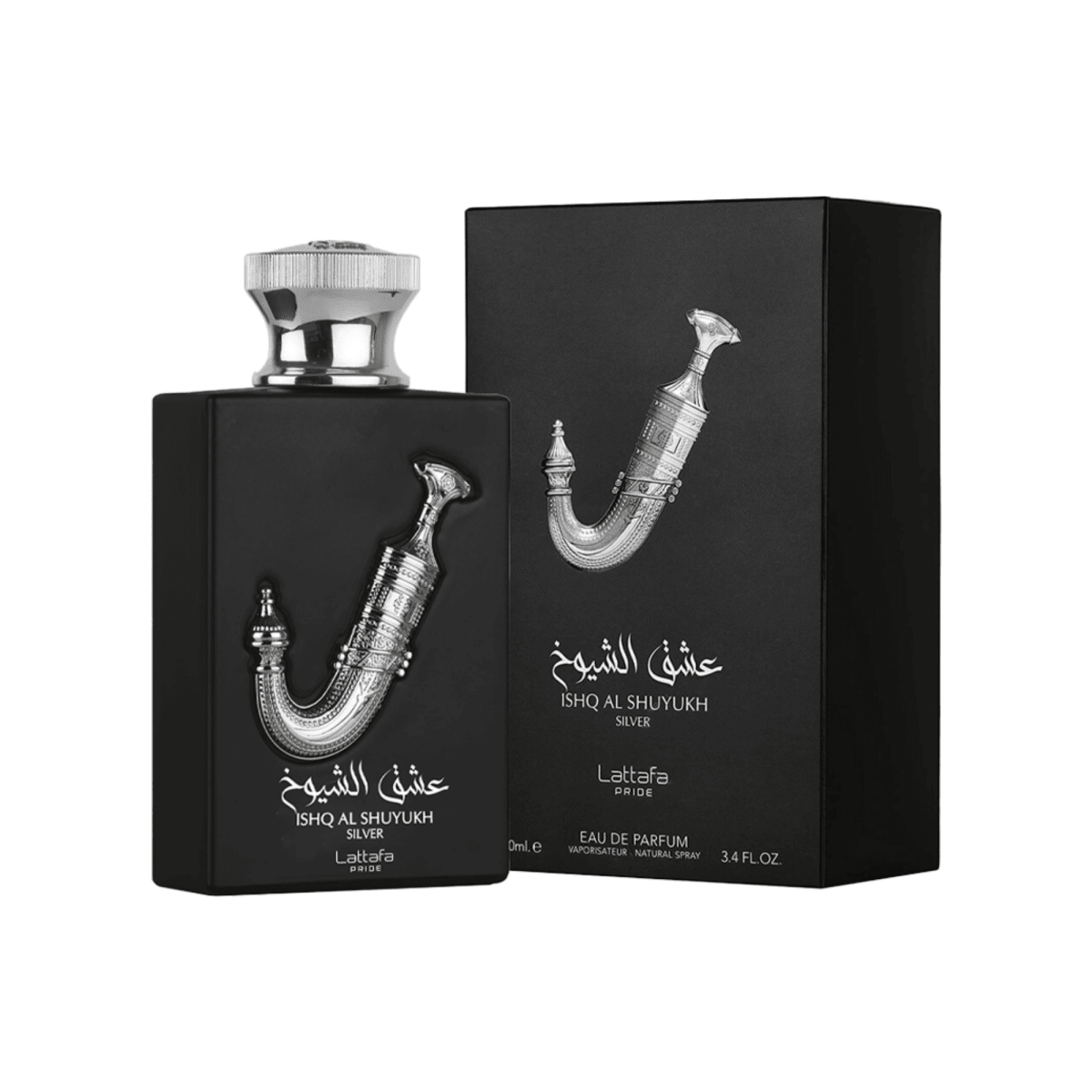 Lattafa Ishq Al Shuyukh Silver Fragrance 3.4 oz 6291108738672