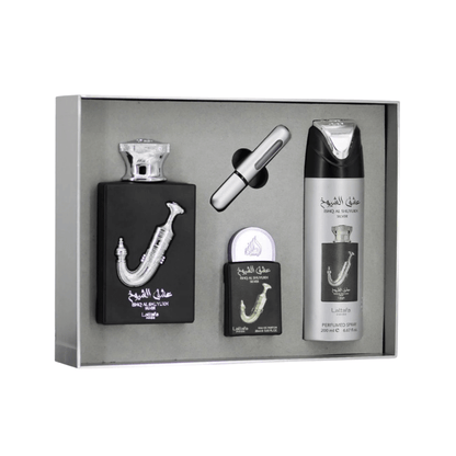 Lattafa Ishq Al Shuyukh Silver Gift Set Set 1 6290362346579