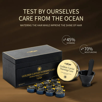 MaxCare Maxcare Golden Caviar Hair & Scalp Treatment Set Hair Care Set Set 8052626980254