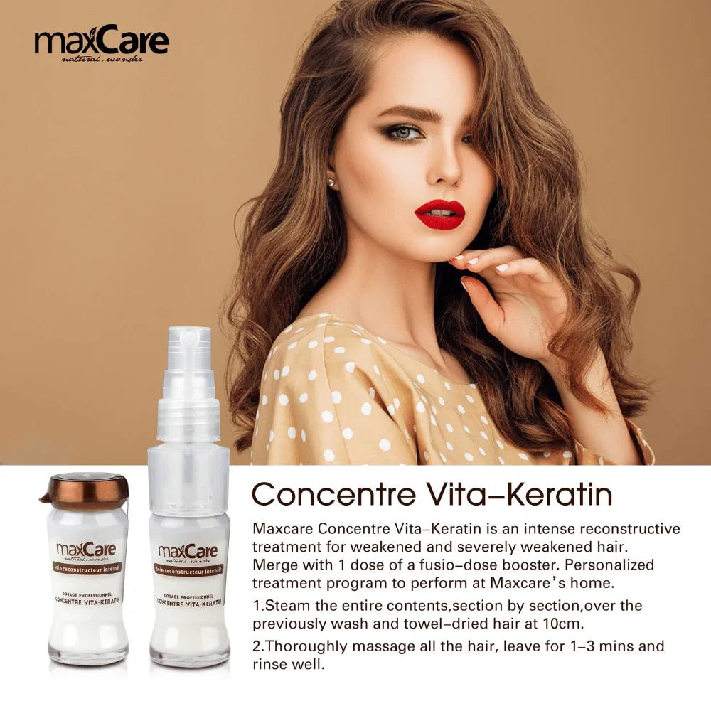 MaxCare Natural Herbal Concentre Vita - Keratin Hair Treatment 12ml x 15pcs 8051414581847