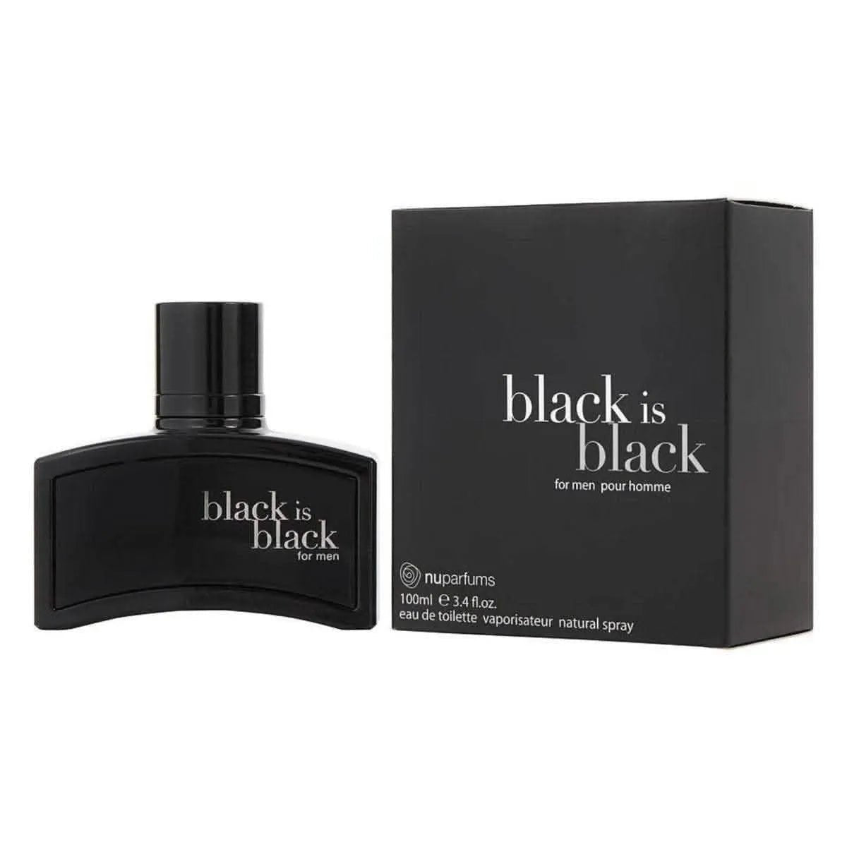 Nuparfums Black Is Black Fragrance 3.4 oz 875990000756