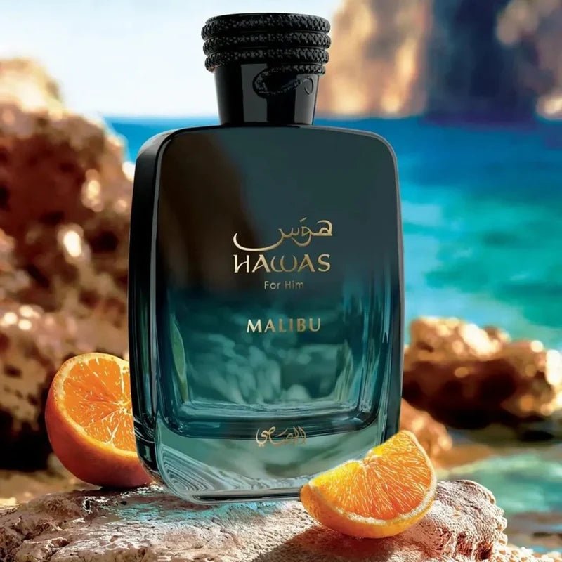 Rasasi Hawas Malibu Fragrance 3.38 oz 614514331071